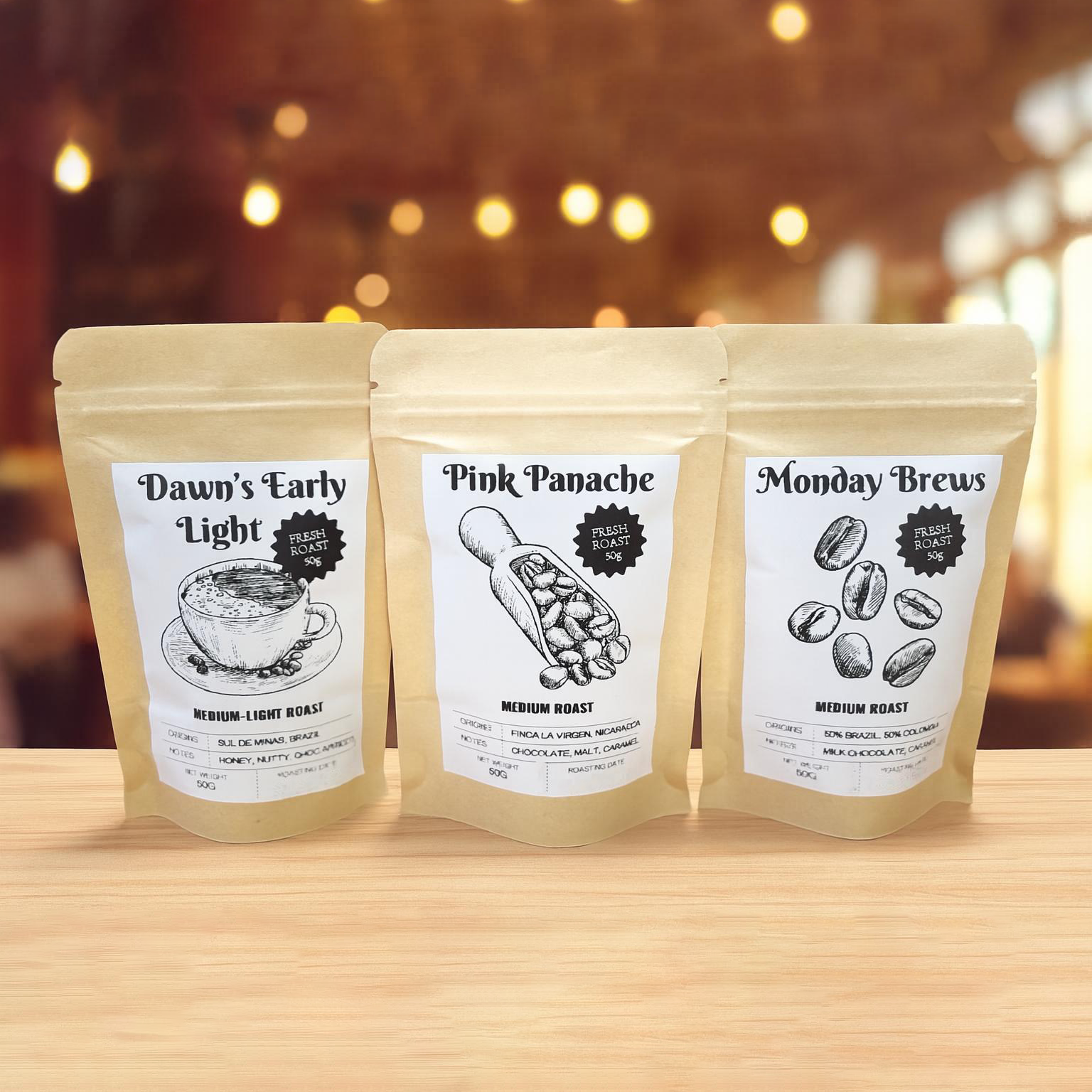 Sampler Set – 3 x 50g Packs